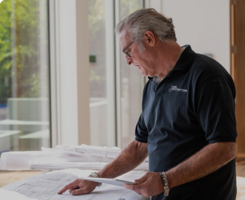 Remodeler at work