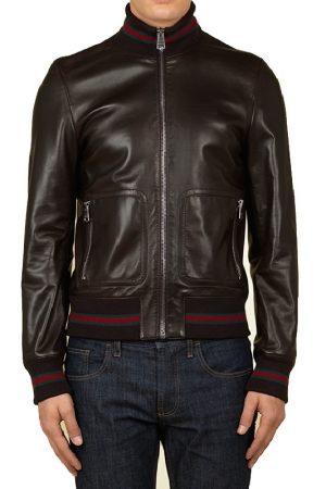 American rapper Eminem Not Afraid Bomber Leather Jacket