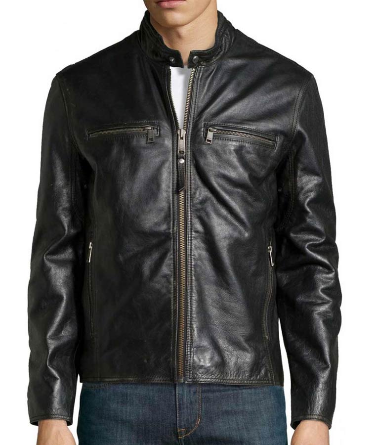Altered Carbon Takeshi Kovacs Biker Jacket Altered Carbon Joel Kinnaman Black Leather Takeshi Kovacs Biker Jacket