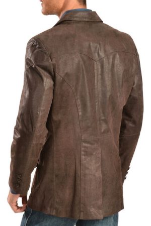 Men's Wear Western Brown Blazer