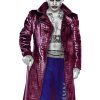 Suicide Squad Jared Leto Joker Purple Coat