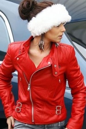 English singer, Cheryl Ann Tweedy Santa Claus Inspired Jacket