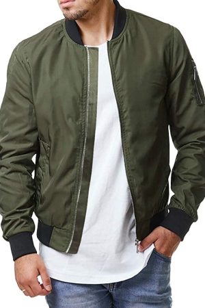 Green Bomber Jacket