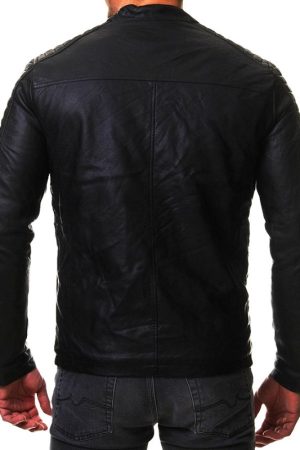 Vintage Cafe Racer Slim Fit Biker Jacket