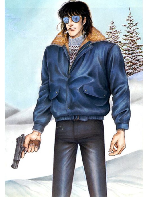 manga comic leather jacket Manga Comic Bomber Bomber Blue Leather Jacket