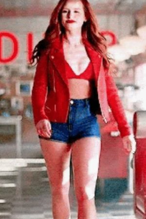 Madelaine Petsch Riverdale Cheryl Blossom Red Jacket