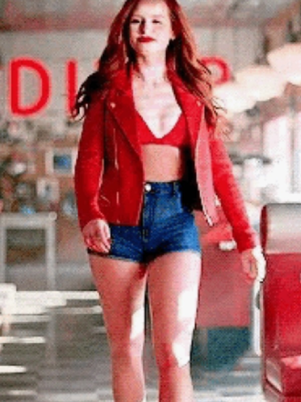 TV Drama Riverdale Madelaine Petsch Cheryl Blossom Red Jacket Madelaine Petsch Riverdale Cheryl Blossom Red Jacket