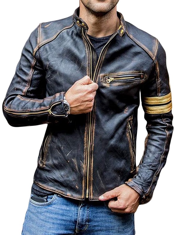 Cafe Racer Motorcycle Leather Jackets for Mens Cafe Racer Motorcycle Leather Jacket for Mens