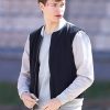 Baby Driver Ansel Elgort Bomber Varsity Jacket