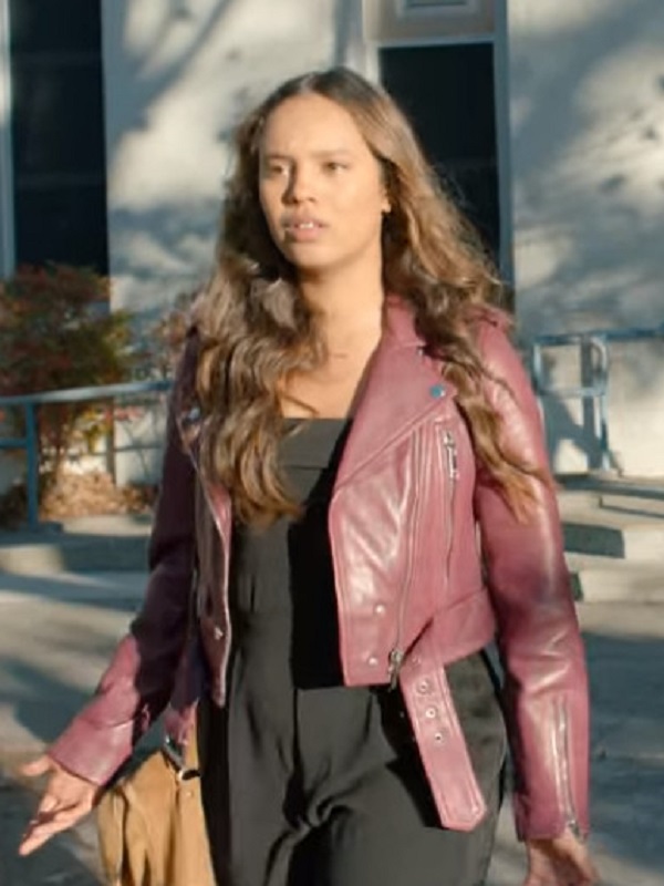 13 Reasons Why Jessica Davis Faux Leather Jacket TV Drama 13 Reasons Why Jessica Davis Leather Jacket