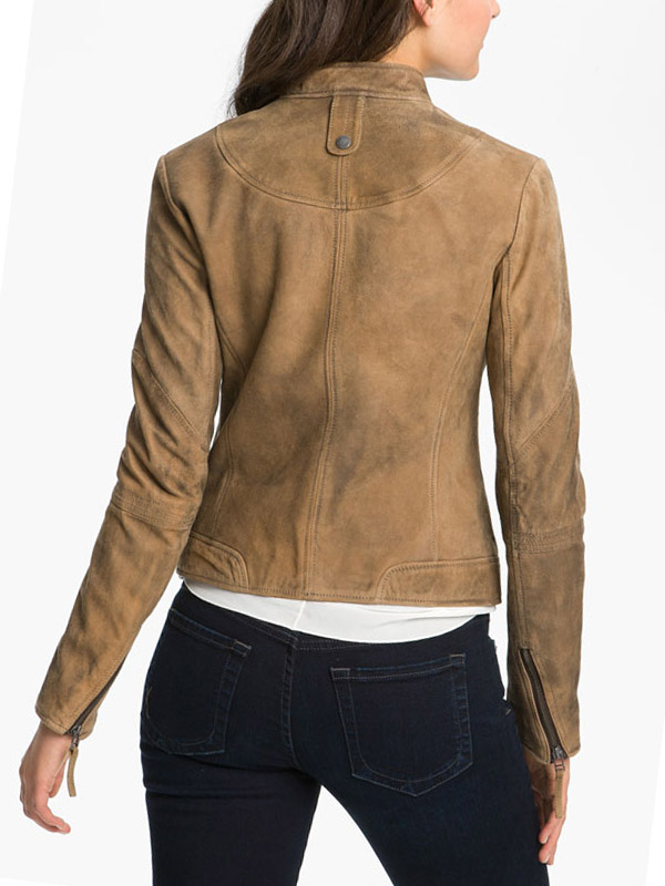 Nina Dobrev Vampire Diaries Elena Gilbert Jacket (3) Nina Dobrev Vampire Diaries Brown Jacket