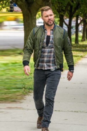 Patrick Flueger Absolution Adam Ruzek Bomber Jacket