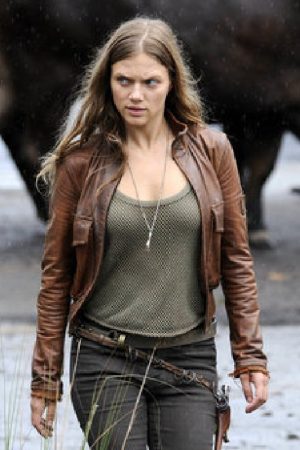 Revolution Charlie Matheson Tracy Spiridakos Brown Leather Jacket
