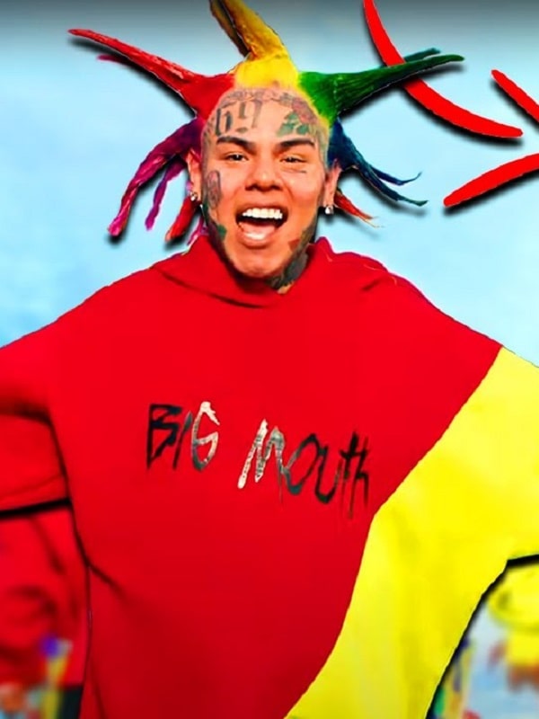 6ix9ine TattleTales Big Mouth TUTU Hoodie 6ix9ine big mouth merch hoodie
