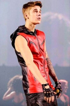 Justin Bieber Red Vest