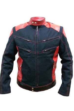 Irish singer-songwriter Paul David Hewson Bono Biker Jacket