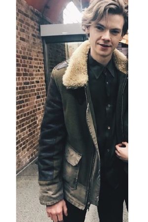 Maze Runner The Death Cure Newt Fur Collar Leather Jacket