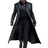 Movie Avengers Actor Samuel L. Jackson as Nick Fury Wearing a leather Coat