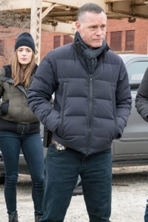 Hank Voight Wearing A Bomber Jacket
