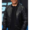 Vin Diesel Wearing A Black Jacket in Movie Event Fast & Furious Spy Racers