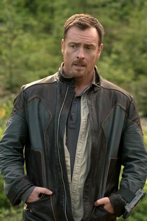 Toby Stephens Wearing a Stylish design Jacket in TV Drama Lost in Space