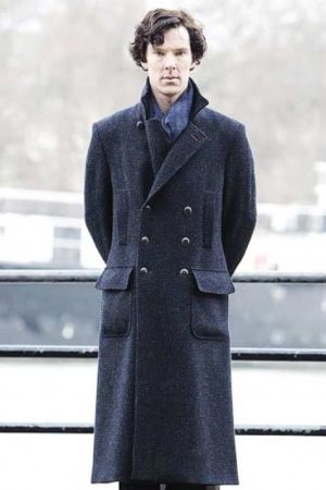 Sherlock Holmes Trench Wool Coat