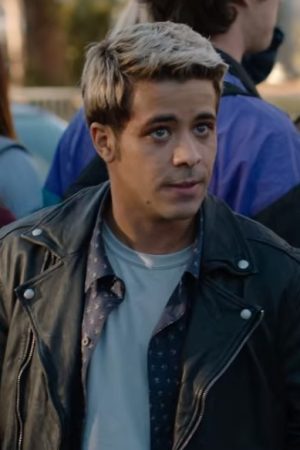 Christian Navarro Wearing Black Leather Jacket In 13 Reasons Acceptance/Rejection