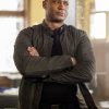 David Ramsey Wearing A Stylish Leather Jacket In Arrow TV Series