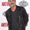 Actor Jeffrey Dean Morgan Wearing Black Leather Jacket In Ant Man Premiere