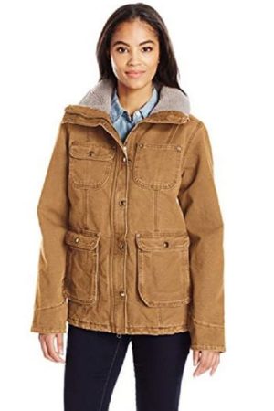 Kelsey Asbille Brown Jacket In Yellowstone