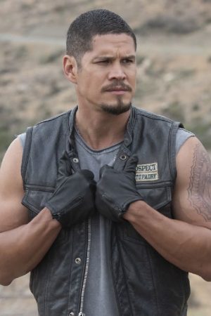 JD Pardo Wearing Leather Vest In Mayans Snakeskin