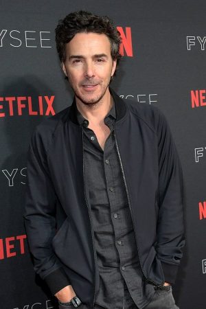 Shawn Levy Wearing Black Jacket Stranger Things