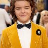 Gaten Matarazzo Wearing Yellow Blazer In Stranger Things Event