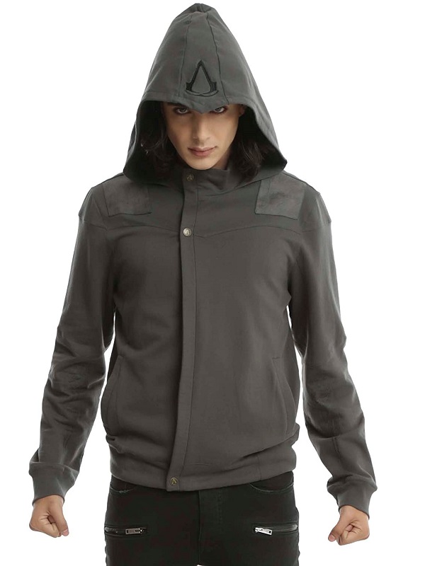 Assassin's Creed Blade Hoodie Limited Edition Men Wearing Assassin's Creed Blade Limited Edition Hoodie Jacket