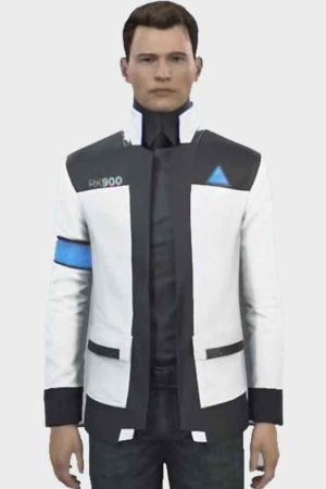 Video Game Connor Detroit Become Human RK900 White Suit