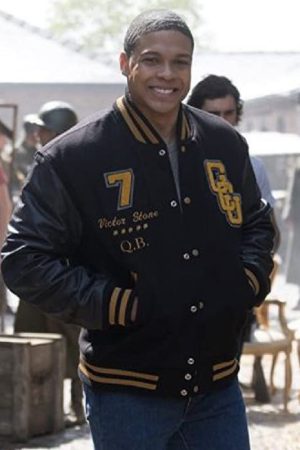 Actor Ray Fisher Wearing Black Jacket In Zack Snyder's Justice League as Cyborg