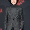 Finn Wolfhard Wearing Stylish Coat In Stranger Things as Mike Wheeler