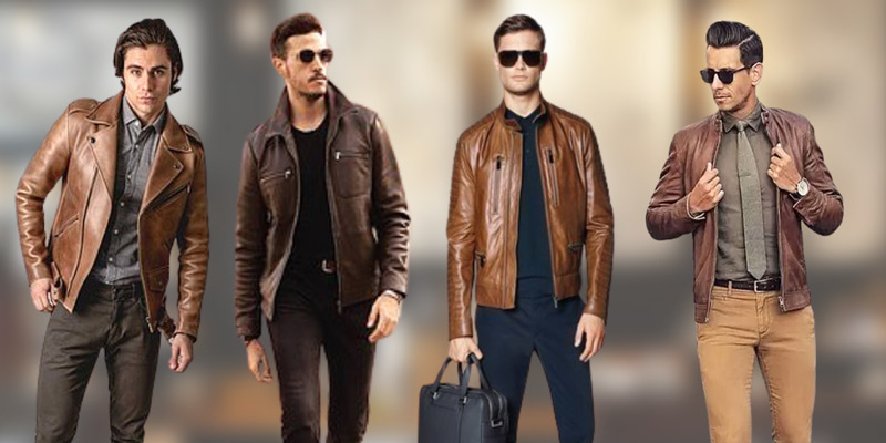 Men Wearing Brown Jacket, Blouson Jacket: