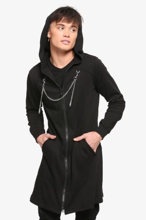 Men Wearing Video Game Kingdom Hearts III Organization XIII Hooded Coat