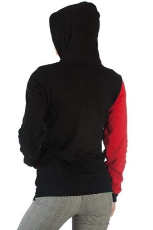 Women Wearing Harley Quinn Hoodie