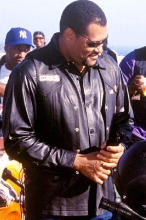 Laurence Fishburne Biker Boyz Smoke Leather Vest