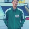 Wi Ha-joon Wearing Green Tracksuit Jacket In Squid Game