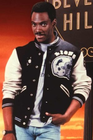 Beverly Hills Cop Detroit Lions Varsity Axel Foley Jacket