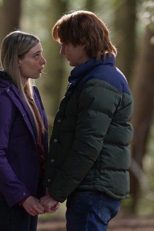 Brian Geraghty Wearing Green Bomber Jacket In Big Sky Series as Ronald Pergman
