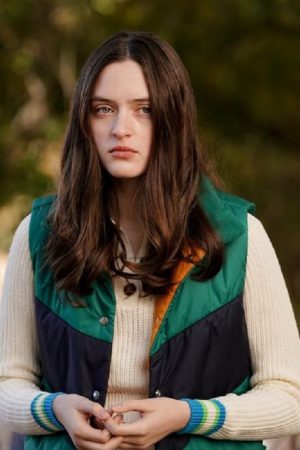 Actress Lola Skye Reid Wearing Green Vest In Big Sky as Madison Ryan