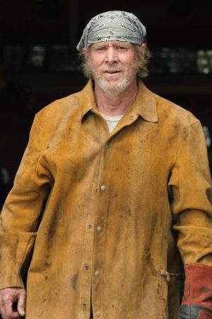 Actor Will Patton Wearing Suede Leather Jacket In Yellowstone Meaner Than Evil as Garrett Randle