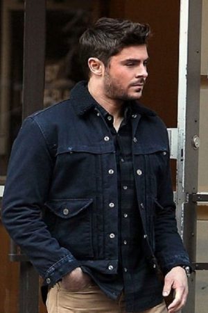 Actor Zac Efron Wearing Fur Collar Cotton Jacket In That Awkward Moment as Jason