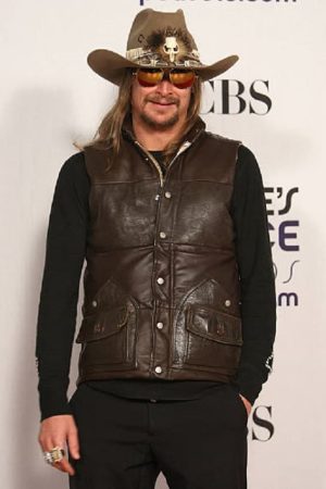 Kid Rock Brown Leather Vest
