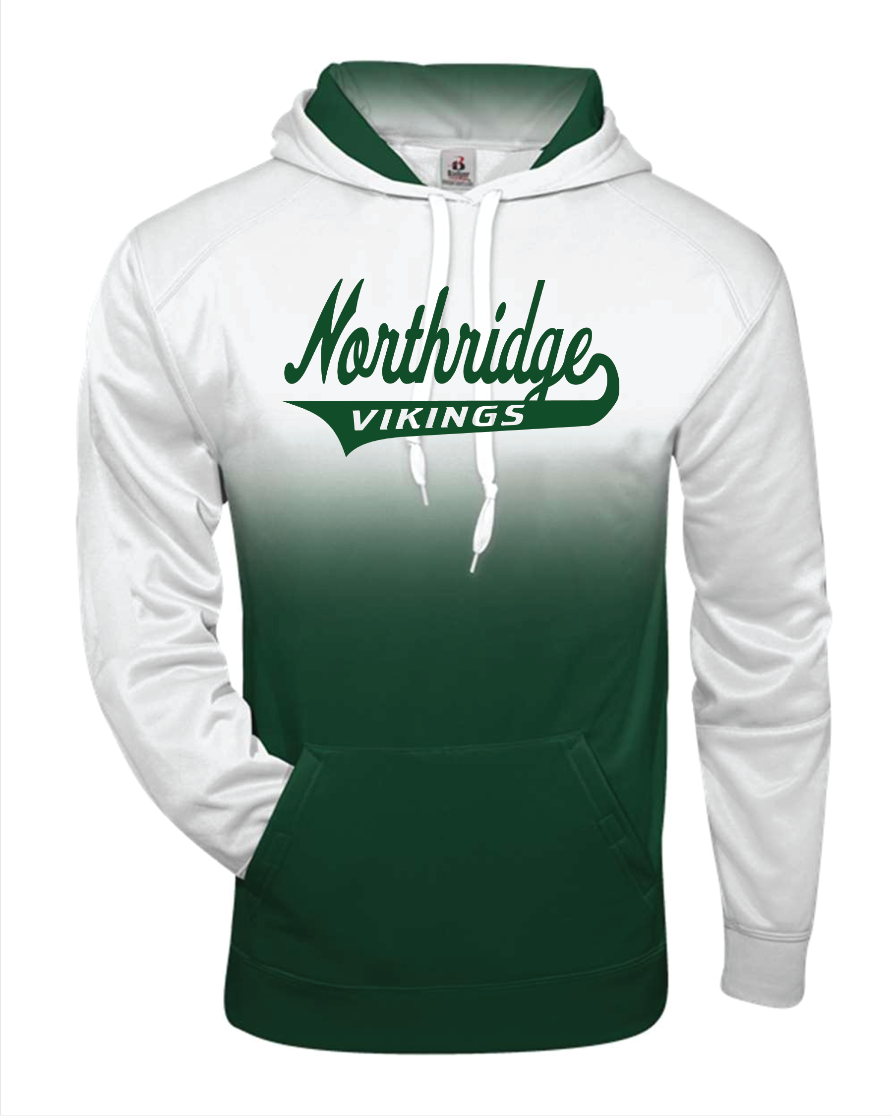 C. NR Swoosh Green Ombre 140300 hoodie