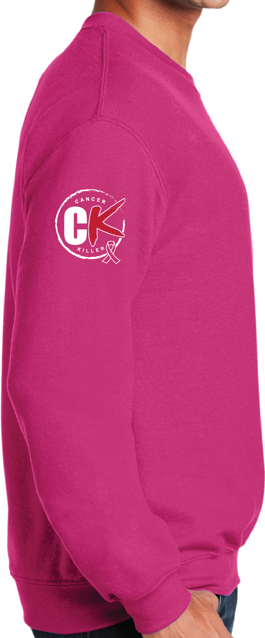 Dark pink sleeve